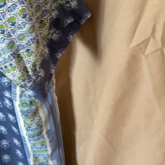 Blue Patterned Boho Dress Gap - Picture 7 of 11